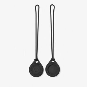 Michael Kors Set of 2 Air Tag Covers in Black